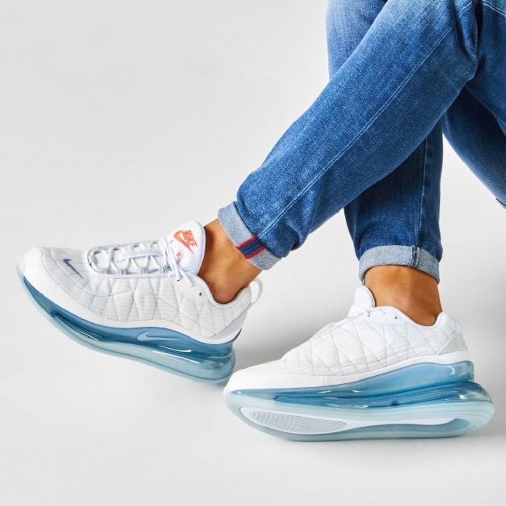 SOLD LIMITED EDITION NIKE MX-720-818 WHITE PLATINUM INDIGO FOG WOMEN 8 MEN 6.5Y
